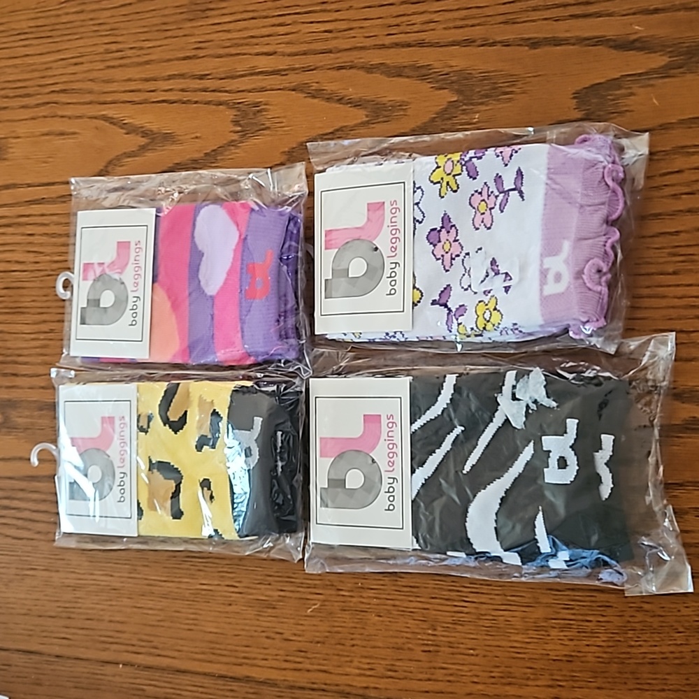 4 Pairs of Baby Leggings